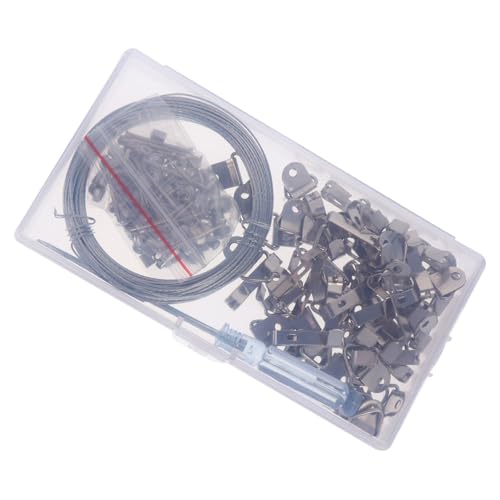 HONITANO 1 Schachtel Wall Mounting Kit Teiliges Bildaufhängeset mit Robustem Draht und Haken Vielseitiges Picture Hanger Kit für Kleine Rahmen und Dekorationen im Zuhause Büro Praktische HONITANO 1 Schachtel Wall Mounting Kit Teiliges Bildaufhängeset mit Robustem Draht und Haken Vielseitiges Picture Hanger Kit für Kleine Rahmen und Dekorationen im Zuhause Büro Praktische von HONITANO