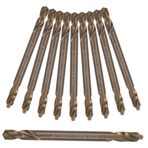 HONITANO 10 Stück Teiliges Co Metallbohrer Doppelseitige Spiralbohrer aus Kobaltstahl Kurzschaft Hochwertiger Bohrer für Edelstahl Aluminium Kunststoff Holz Vielseitig Einsetzbar Langlebig HONITANO 10 Stück Teiliges Co Metallbohrer Doppelseitige Spiralbohrer aus Kobaltstahl Kurzschaft Hochwertiger Bohrer für Edelstahl Aluminium Kunststoff Holz Vielseitig Einsetzbar Langlebig von HONITANO