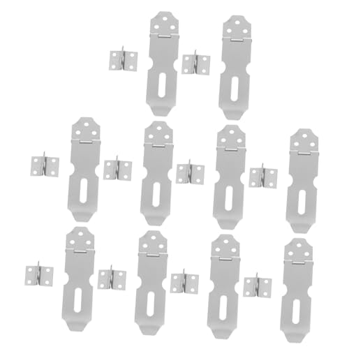 HONITANO 10 Stück Teiliges Edelstahl Türverschluss Robustes Türschloss mit Riegel Vielseitig für Türen Fenster Schränke und Gartentore Einfache Montage mit Schrauben Rostfrei und Langlebig HONITANO 10 Stück Teiliges Edelstahl Türverschluss Robustes Türschloss mit Riegel Vielseitig für Türen Fenster Schränke und Gartentore Einfache Montage mit Schrauben Rostfrei und Langlebig von HONITANO
