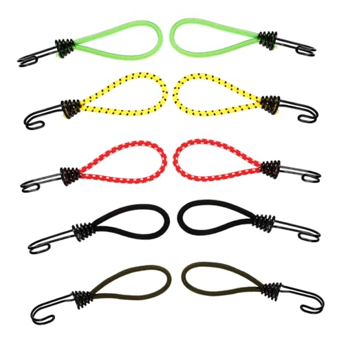 HONITANO 10 Stück Teiliges Elastische Zeltseil Haken aus Metall und Polyester Robuste Vielseitige Spannkordel befestiger für Zelt und Plane Einfache Montage Hohe Belastbarkeit für Camping HONITANO 10 Stück Teiliges Elastische Zeltseil Haken aus Metall und Polyester Robuste Vielseitige Spannkordel befestiger für Zelt und Plane Einfache Montage Hohe Belastbarkeit für Camping von HONITANO