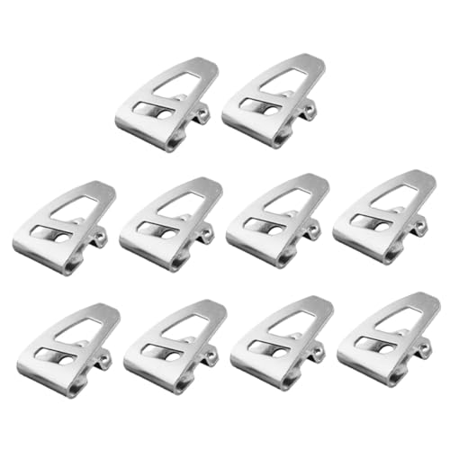 HONITANO 10 Stück Teiliges Hammerbohrer Gürtelclip Ersatzteil Präzise Power Tool Haken Kompatibel mit Schlagschrauber und Bohrmaschine Einfach zu Montieren Robust für Werkzeuggürtel HONITANO 10 Stück Teiliges Hammerbohrer Gürtelclip Ersatzteil Präzise Power Tool Haken Kompatibel mit Schlagschrauber und Bohrmaschine Einfach zu Montieren Robust für Werkzeuggürtel von HONITANO