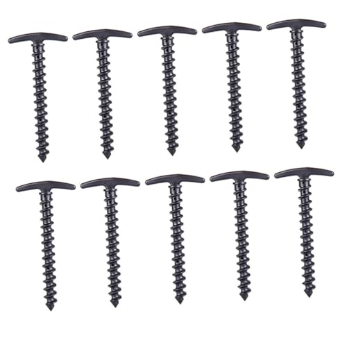 HONITANO 10 Stück Teiliges Hochfeste Nylon Zeltheringe mit Spiraldesign Rostfrei und Langlebig Stabile Bodenanker für Zelte Pavillons Markisen für Camping Wandern Outdoor einsätze von HONITANO