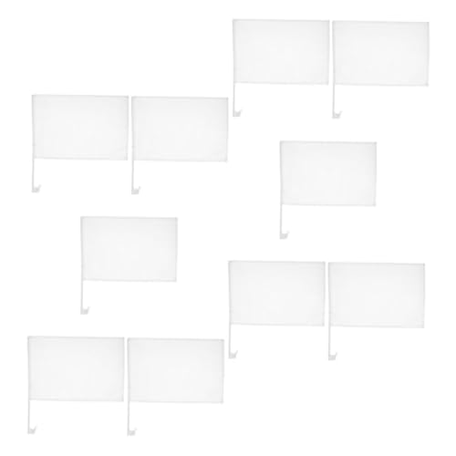 HONITANO 10 Stück Teiliges Sublimations-auto-fahnen Weiße Auto-fensterfahnen mit Stab Polyester Wetterfest Passend DIY Fahrzeugdeko für Festivals und Feiertage HONITANO 10 Stück Teiliges Sublimations-auto-fahnen Weiße Auto-fensterfahnen mit Stab Polyester Wetterfest Passend DIY Fahrzeugdeko für Festivals und Feiertage von HONITANO