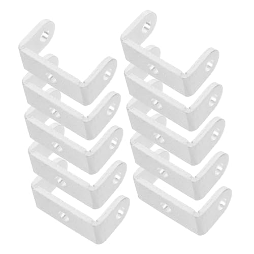 HONITANO 10 Stück Teiliges U Halterungs aus Aluminiumlegierung mit Montage Robuste Befestigungswinkel für Garagentor Sicherheits und Türverriegelung Vielseitig Verschleißfest und Einfach HONITANO 10 Stück Teiliges U Halterungs aus Aluminiumlegierung mit Montage Robuste Befestigungswinkel für Garagentor Sicherheits und Türverriegelung Vielseitig Verschleißfest und Einfach von HONITANO