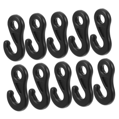 HONITANO 10 Stück Teiliges Zelt Haken aus Robustem Pom Flexibler Camping Tent Rope Hook mit Einfachem Seilspanner Stabile Outdoor Zeltbefestigung für Zeltheringe Sonnensegel Markisen HONITANO 10 Stück Teiliges Zelt Haken aus Robustem Pom Flexibler Camping Tent Rope Hook mit Einfachem Seilspanner Stabile Outdoor Zeltbefestigung für Zeltheringe Sonnensegel Markisen von HONITANO