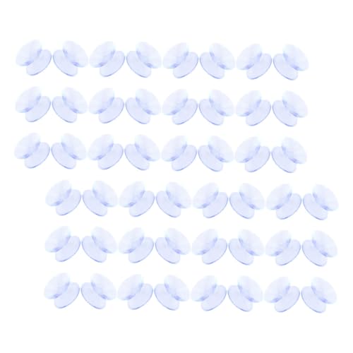 HONITANO 100 Stück Doppelseitige Saugnäpfe Transparent rutschfeste Glas Tischplattenpads und Bumper Wiederverwendbare Rutsch Pads für Möbel Bilderrahmen Glatte Oberflächen Einsetzbar von HONITANO