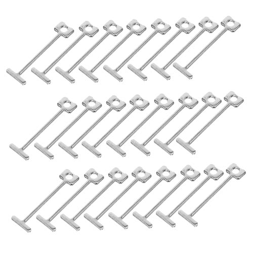 HONITANO 100 Stück Fliesen nivelliersystem Stahlnadeln Metallpins für Keramische Fliesen Bodenausgleich Wandverlegung Wiederverwendbar Präzises Verlegesystem für Flächen von HONITANO