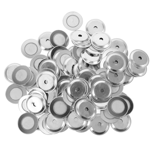 HONITANO 100 Stück Metall Summer Ersatzteile Buzzer Reparaturteile für Rauchmelder Vielseitig Einsetzbar Einfache Montage Hohe Zuverlässigkeit zur Vermeidung von Fehlalarmen von HONITANO