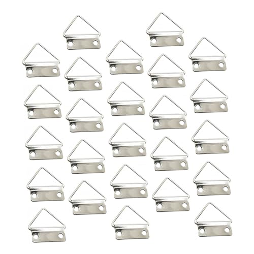 HONITANO 100 Stück Teiliges Dreieckiger Bilderrahmen Aufhänger Schwerlast Fotorahmen Haken Silber Photo Frame Hanging Hooks für Öl Gemälde und Fotos HONITANO 100 Stück Teiliges Dreieckiger Bilderrahmen Aufhänger Schwerlast Fotorahmen Haken Silber Photo Frame Hanging Hooks für Öl Gemälde und Fotos von HONITANO