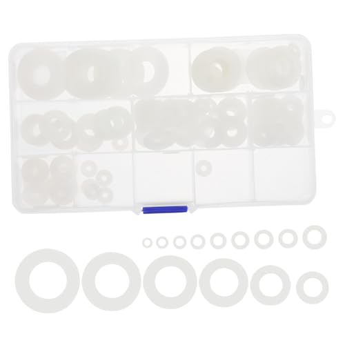 HONITANO 110 Stück Teiliges Sortiment Flacher Gummi Dichtungsringe in Verschiedenen Robuste Unterlegscheiben für Sanitär Haushaltsgeräte und Schraubenbefestigung Langlebig und HONITANO 110 Stück Teiliges Sortiment Flacher Gummi Dichtungsringe in Verschiedenen Robuste Unterlegscheiben für Sanitär Haushaltsgeräte und Schraubenbefestigung Langlebig und von HONITANO