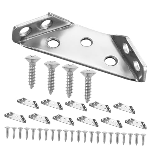 HONITANO 12 Stück Teiliges Möbel eckverbinderset aus Edelstahl Stabile Metallwinkel mit Schrauben Eckhalterungen für Schränke Schubladen Tische Stühle Einfache Montage Langlebig Vielseitig HONITANO 12 Stück Teiliges Möbel eckverbinderset aus Edelstahl Stabile Metallwinkel mit Schrauben Eckhalterungen für Schränke Schubladen Tische Stühle Einfache Montage Langlebig Vielseitig von HONITANO