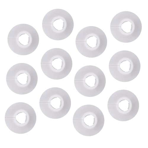 HONITANO 12 Stück Teiliges PVC Rohrabdeckungs für Wandmontage Heizungsrohr Verkleidung mit Hoher Stabilität Dekorative Abdeckung für Heizkörper und Wasserrohre Weiße Rundabdeckungen für HONITANO 12 Stück Teiliges PVC Rohrabdeckungs für Wandmontage Heizungsrohr Verkleidung mit Hoher Stabilität Dekorative Abdeckung für Heizkörper und Wasserrohre Weiße Rundabdeckungen für von HONITANO