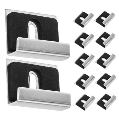 HONITANO 12 Stück Teiliges Spiegelhalter Clips Quadratisch für Badezimmer Halterung Stabile Befestigung Rutschfest Einfach zu Montieren Sicherer Halt für Rahmenlose Spiegel HONITANO 12 Stück Teiliges Spiegelhalter Clips Quadratisch für Badezimmer Halterung Stabile Befestigung Rutschfest Einfach zu Montieren Sicherer Halt für Rahmenlose Spiegel von HONITANO