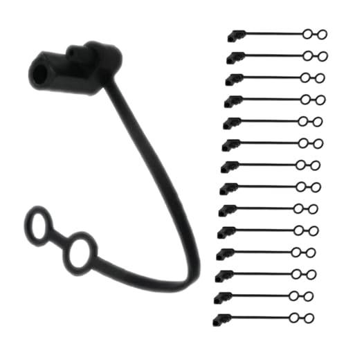 HONITANO 15 Stück Teiliges Sae Stecker Abdeckkappen aus Langlebigem PVC Kompatibel Einfache Montage als Staub und Wetterschutz für Solar Panel Kabel und Two Pin Plugs HONITANO 15 Stück Teiliges Sae Stecker Abdeckkappen aus Langlebigem PVC Kompatibel Einfache Montage als Staub und Wetterschutz für Solar Panel Kabel und Two Pin Plugs von HONITANO