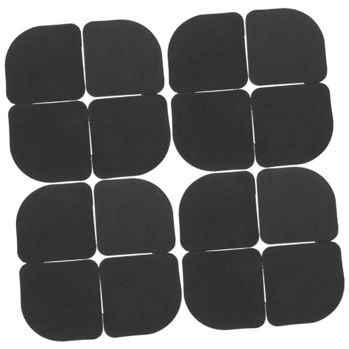 HONITANO 16 Stück Teiliges Vibrations Waschmaschinen Fußpads rutschfeste Stoßdämpfer für Waschmaschine und Kühlschrank Geräuschdämmende Gummipads für Stabilen Stand und Schutz von Böden von HONITANO