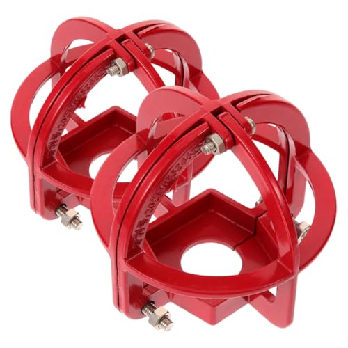 HONITANO 2 STK. Feuerwehr Sprinklerkopf Schutzkäfig Robuster Vinyl Schutzrahmen für Decken-Sprinkler Kompatibel mit Aufrechten Hängenden und Seitlichen Sprinklerköpfen Einfache Montage von HONITANO
