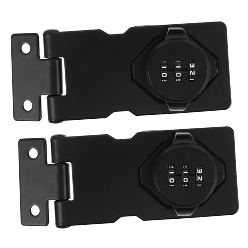 HONITANO 2 STÜCK Zweier set Kabinett Türschlösser mit Zahlenschloss Schlüssel Bohrfreies Kombinationsschloss für Schränke Küchenschubladen Möbel Einfache Montage Langlebiger Türriegel von HONITANO