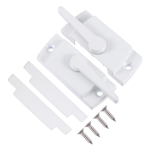HONITANO 2 Sätze Crescent Lock aus Langlebiger Zinklegierung Robustes Fenster und Türschloss mit Schiebefunktion Sichere Fenstersicherung für Vinylrahmen Einfache Montage HONITANO 2 Sätze Crescent Lock aus Langlebiger Zinklegierung Robustes Fenster und Türschloss mit Schiebefunktion Sichere Fenstersicherung für Vinylrahmen Einfache Montage von HONITANO