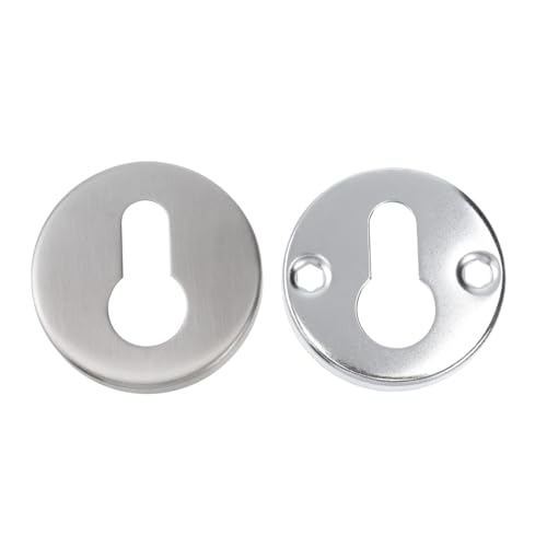 HONITANO 2 Sätze Edelstahl Türschloss Schutzabdeckung Rostbeständiger Schlüsselabdeckungsdeckel Verschleißfest Passend für Zimmertüren Schützt vor Regen und Korrosion HONITANO 2 Sätze Edelstahl Türschloss Schutzabdeckung Rostbeständiger Schlüsselabdeckungsdeckel Verschleißfest Passend für Zimmertüren Schützt vor Regen und Korrosion von HONITANO