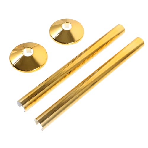 HONITANO 2 Sätze Heizkörper Rohrabdeckungen aus Langlebigem PVC Rostbeständige Runde Verkleidung für Heizungsrohre Ø Elegante Goldfarbene Dekorative Abdeckungen für Wohn Büroräume HONITANO 2 Sätze Heizkörper Rohrabdeckungen aus Langlebigem PVC Rostbeständige Runde Verkleidung für Heizungsrohre Ø Elegante Goldfarbene Dekorative Abdeckungen für Wohn Büroräume von HONITANO