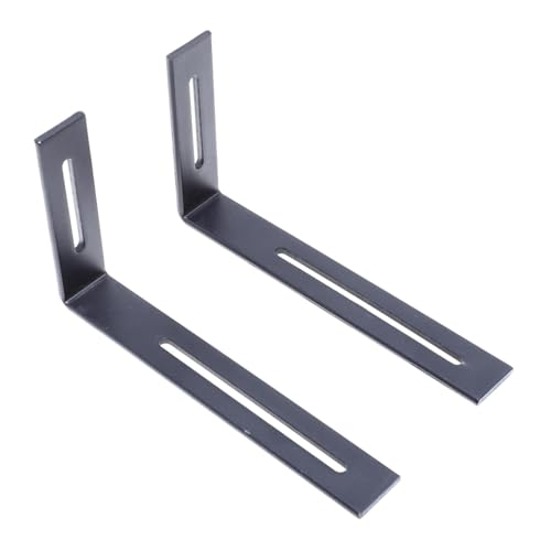 HONITANO 2 Stück Eisen Verstellbarer Eckwinkel Dicke Rechteckige Halterung für Möbelregale Stuhl Tisch Eckverbinder Langlebig Vielseitig Einsetzbar von HONITANO