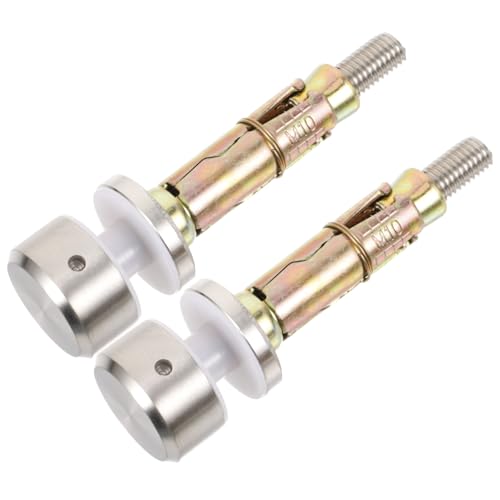 HONITANO 2 Stück Glasgeländer Halter aus Edelstahl Stabile Glasscheiben Halterung für Treppen Handlauf Balkon Montageset mit Schnellbefestigung für Innenbereich von HONITANO