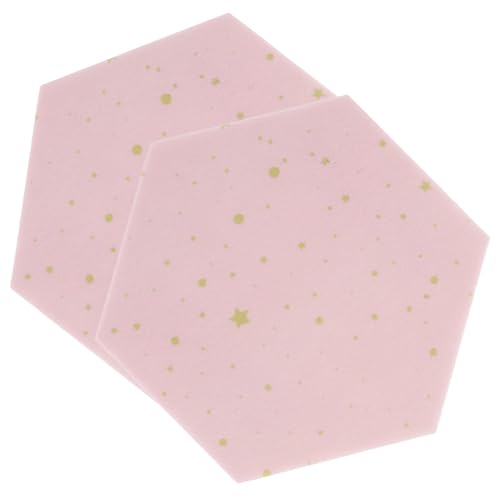 HONITANO 2 Stück Hexagon Filz Pinnwand Selbstklebend Dicke Waben Memo Board für Notizen Fotos DIY Wanddeko Wohnzimmer Kinderzimmer Rosa HONITANO 2 Stück Hexagon Filz Pinnwand Selbstklebend Dicke Waben Memo Board für Notizen Fotos DIY Wanddeko Wohnzimmer Kinderzimmer Rosa von HONITANO