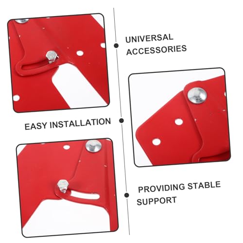 HONITANO 2 Stück Klappbare Treppenbeschläge aus Robustem Eisen Stabile Verbindung für Vielseitige Aufstiegsleitern Einfache Montage und Sichere Trittleiterbefestigung für Dach Steigleitern von HONITANO