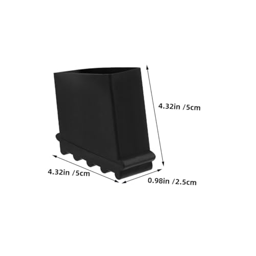 HONITANO 2 Stück Leiter Gummifüße Rutschfeste Verschleißfeste Leiterfußschutzkappen für Stehleitern Wetterbeständige Gummipuffer für Sicheren Halt und Bodenschutz Einfache Montage von HONITANO