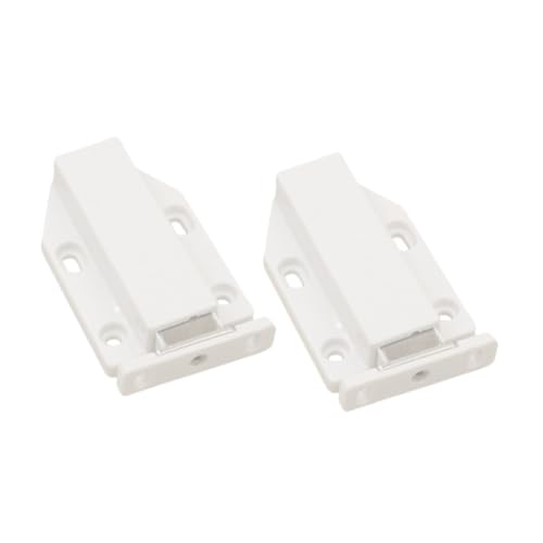 HONITANO 2 Stück Magnetischer Push Latch für Schranktüren Teiliges Starker Magnetverschluss Selbstöffnender Druckverschluss Geeignet für Schränke Bücherregale Kleiderschränke Langlebig und von HONITANO