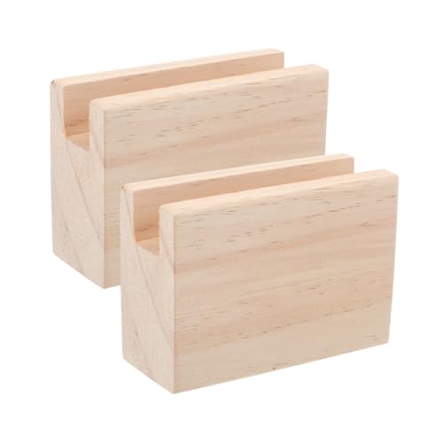 HONITANO 2 Stück Möbelerhöhung aus Holz Robuste Bett und Tischfuß Aufsteller Lange Pads zur Erhöhung von Möbelbeinen rutschfeste Unterstützung für Betten Sofas und Schränke von HONITANO