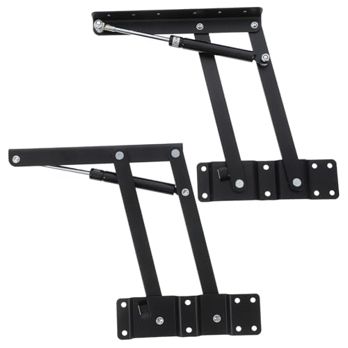HONITANO 2 Stück Multifunktionales Teiliges Gasdruckfeder Hebegestell für Couchtisch Klappbarer Stabiler Pneumatik Support aus Vielseitiger Tischmechanismus für Wohn und Arbeitsbereich von HONITANO