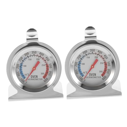 HONITANO 2 Stück Ofen Thermometer Hochtemperaturbeständig Sofortablesbar für Backöfen Grill und von HONITANO