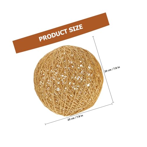 HONITANO 2 Stück Runde Gewebte Lampenschirme aus Rattan Rustikale Pendelleuchten abdeckungen Gelb Einfache Montage Dekorative Leuchtenhüllen für Wohnzimmer und Schlafzimmer HONITANO 2 Stück Runde Gewebte Lampenschirme aus Rattan Rustikale Pendelleuchten abdeckungen Gelb Einfache Montage Dekorative Leuchtenhüllen für Wohnzimmer und Schlafzimmer von HONITANO