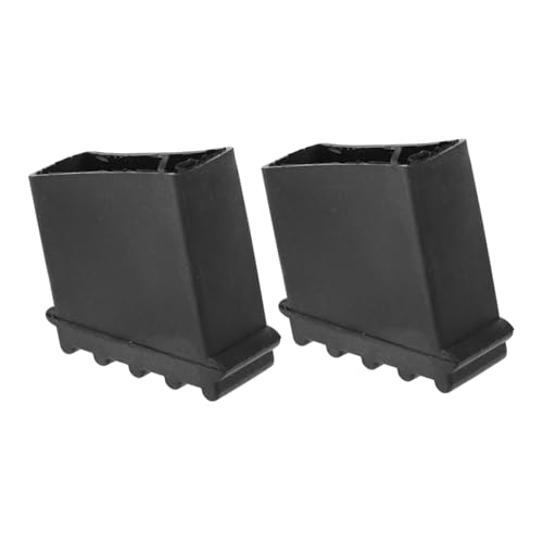 HONITANO 2 Stück Rutschfeste Leiterfußschoner Gummi Ersatz fußkappen für Teleskopleitern Bodenschutz und Geräuschreduzierung Langlebige Leiterfüße Schutzmatten für Stabile von HONITANO