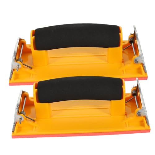 HONITANO 2 Stück Sandpapierhalter mit Ergonomischem Kunststoffgriff Handlicher Schleifrahmen für Oberflächen aus Metall und Trockenbau Rutschfest und Langlebig für Zufällige Farbe HONITANO 2 Stück Sandpapierhalter mit Ergonomischem Kunststoffgriff Handlicher Schleifrahmen für Oberflächen aus Metall und Trockenbau Rutschfest und Langlebig für Zufällige Farbe von HONITANO