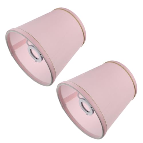 HONITANO 2 Stück Stoff Lampenschirme Staubschutz Lampenabdeckung Deckenleuchte Rosa Einfache Montage Natürlicher Stoff Wärmefördernd für Wohnzimmer Schlafzimmer Beleuchtung HONITANO 2 Stück Stoff Lampenschirme Staubschutz Lampenabdeckung Deckenleuchte Rosa Einfache Montage Natürlicher Stoff Wärmefördernd für Wohnzimmer Schlafzimmer Beleuchtung von HONITANO
