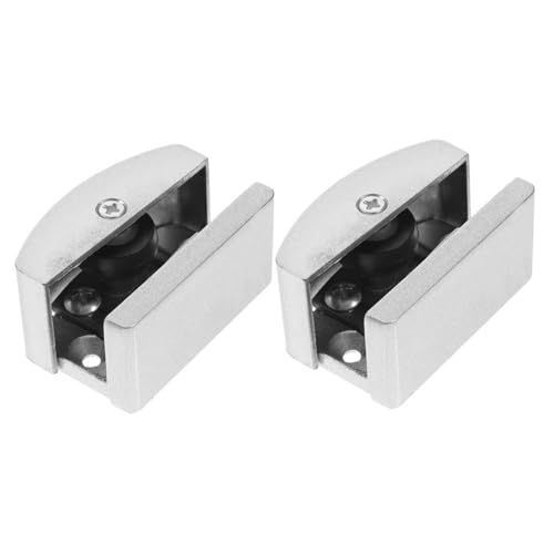 HONITANO 2 Stück Teiliges Duschtür Bodengleiter aus Aluminiumlegierung und Gummi Verstellbare Glas Schiebetür Führungsschiene zur Begrenzung und Stabilisierung Rahmenloser Duschtüren HONITANO 2 Stück Teiliges Duschtür Bodengleiter aus Aluminiumlegierung und Gummi Verstellbare Glas Schiebetür Führungsschiene zur Begrenzung und Stabilisierung Rahmenloser Duschtüren von HONITANO