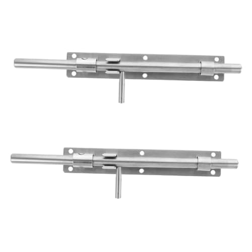 HONITANO 2 Stück Teiliges Edelstahl Türschloss Riegel Verstärkt Rostfrei Langlebig für Zimmertüren und Schranktüren Schwere Ausführung Einfache Montage Sicherer Schutz für Zuhause HONITANO 2 Stück Teiliges Edelstahl Türschloss Riegel Verstärkt Rostfrei Langlebig für Zimmertüren und Schranktüren Schwere Ausführung Einfache Montage Sicherer Schutz für Zuhause von HONITANO