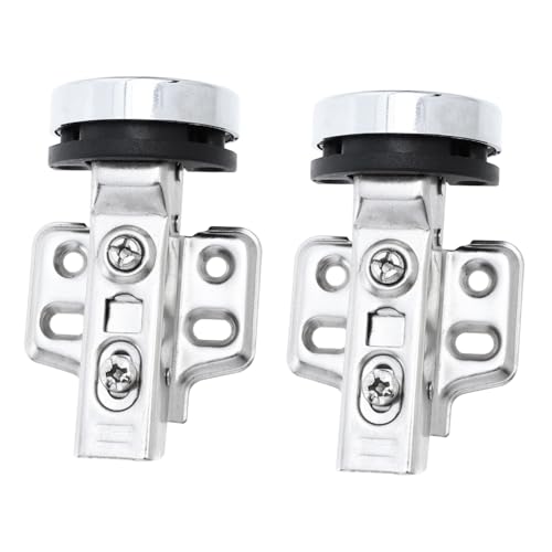 HONITANO 2 Stück Teiliges Hydraulische Glas türscharniere mit Dämpfer Teilweise Verdeckt Rost Korrosionsbeständig Einstellbar Hohe Tragfähigkeit Geeignet für Küchenschränke und Vitrinen HONITANO 2 Stück Teiliges Hydraulische Glas türscharniere mit Dämpfer Teilweise Verdeckt Rost Korrosionsbeständig Einstellbar Hohe Tragfähigkeit Geeignet für Küchenschränke und Vitrinen von HONITANO