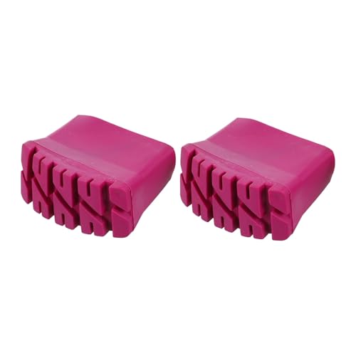 HONITANO 2 Stück Teiliges Leiterfußschoner aus Rutschfestem Dickem Gummi Verschleißfest und Bodenschonend Passend für Klappbare Stehleitern Schützt vor Kratzern und Sorgt für Sicheren Halt von HONITANO