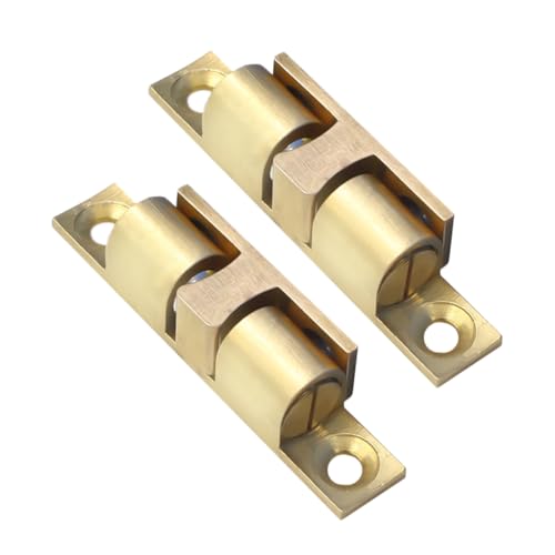 HONITANO 2 Stück Teiliges Messing Kugel Türverschluss Verstellbar Langlebiger Schranktür Riegel mit Federmechanismus Geeignet für Küchen und Badezimmerschränke Robust und HONITANO 2 Stück Teiliges Messing Kugel Türverschluss Verstellbar Langlebiger Schranktür Riegel mit Federmechanismus Geeignet für Küchen und Badezimmerschränke Robust und von HONITANO