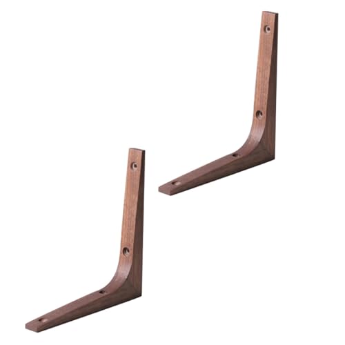 HONITANO 2 Stück Teiliges Stabile Regalhalter aus Massivem Holz Dreieckige Wandwinkel für Sichere Wandmontage Langlebig Poliert Unsichtbare zur Festen Regalbefestigung HONITANO 2 Stück Teiliges Stabile Regalhalter aus Massivem Holz Dreieckige Wandwinkel für Sichere Wandmontage Langlebig Poliert Unsichtbare zur Festen Regalbefestigung von HONITANO