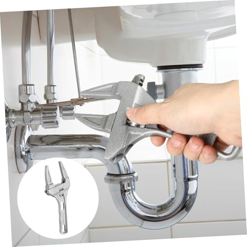 HONITANO 2 Stück Teiliges Verstellbares Sanitär Werkzeug Aluminiumlegierung Rohr und Wasserhahn Montageschlüssel mit Ratschenfunktion Leichter Robuster Spanner für Waschtischarmaturen und HONITANO 2 Stück Teiliges Verstellbares Sanitär Werkzeug Aluminiumlegierung Rohr und Wasserhahn Montageschlüssel mit Ratschenfunktion Leichter Robuster Spanner für Waschtischarmaturen und von HONITANO