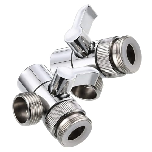 HONITANO 2 Stück Zinklegierung Wasserhahn Adapter Spülbecken Hahn Verteiler mit Dichtem Anschluss Auslassumschalter für Waschmaschine Geschirrspüler Waschbecken Praktischer Wasseraufteiler HONITANO 2 Stück Zinklegierung Wasserhahn Adapter Spülbecken Hahn Verteiler mit Dichtem Anschluss Auslassumschalter für Waschmaschine Geschirrspüler Waschbecken Praktischer Wasseraufteiler von HONITANO