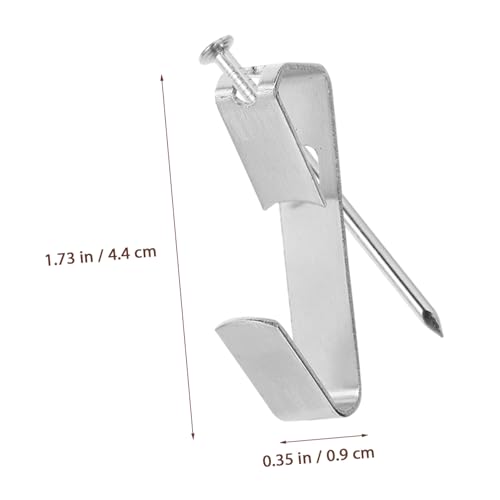 HONITANO 20 Sätze Schwere Bilderhaken mit Nägeln Experten Bilderaufhänger Leinwand Spiegel und Große Bilderrahmen Robustes Eisen mit Kupferbeschichtung Einfach mit Hammer Montierbar von HONITANO