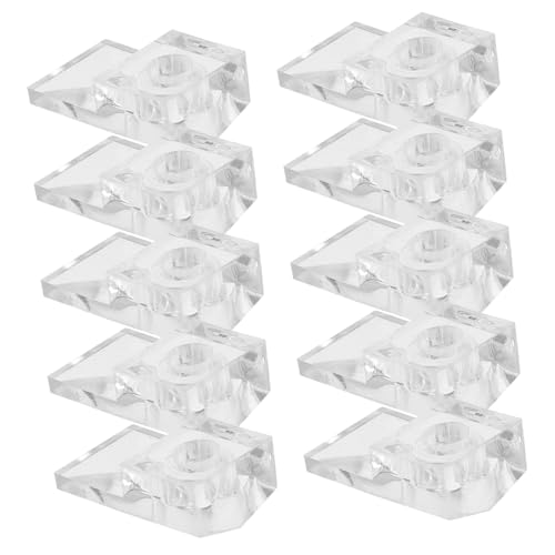 HONITANO 20 Sätze Teiliges Spiegelhalter Clips aus Robustem Kunststoff mit Schrauben und Dübeln Transparente Glasbefestigung für Rahmenlose Spiegel Sichere Wandmontage ohne Bohren HONITANO 20 Sätze Teiliges Spiegelhalter Clips aus Robustem Kunststoff mit Schrauben und Dübeln Transparente Glasbefestigung für Rahmenlose Spiegel Sichere Wandmontage ohne Bohren von HONITANO