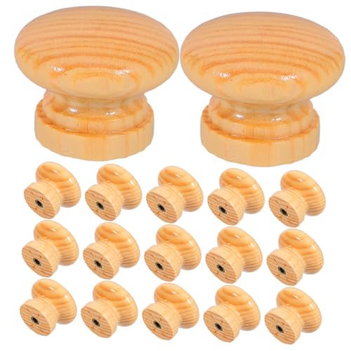 HONITANO 20 Stück Runde Möbelgriffe aus Massivem Holz Einzelne Bohrung Einfache Montage Stilvolle Schrankknöpfe für Kommoden Kleiderschränke und Küchenschränke Inklusive Schrauben HONITANO 20 Stück Runde Möbelgriffe aus Massivem Holz Einzelne Bohrung Einfache Montage Stilvolle Schrankknöpfe für Kommoden Kleiderschränke und Küchenschränke Inklusive Schrauben von HONITANO