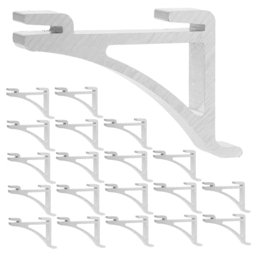HONITANO 20 Stück Teiliges Aluminium Kühlschrank Regalclips Starke Gefrierschrank Bodenträger Vielseitige Metallhaken für Gewerbliche Kühlgeräte Gefrierfach und Vitrinen Platzsparende HONITANO 20 Stück Teiliges Aluminium Kühlschrank Regalclips Starke Gefrierschrank Bodenträger Vielseitige Metallhaken für Gewerbliche Kühlgeräte Gefrierfach und Vitrinen Platzsparende von HONITANO