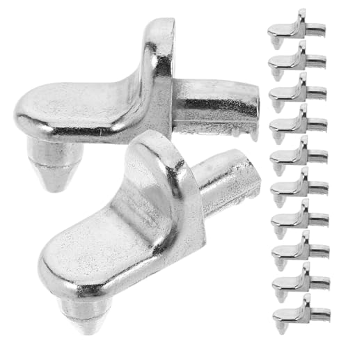 HONITANO 20 Stück Teiliges Regalklammern aus Robustem Legierungsmetall Einfache Montage Stilvolle Halterungen für Glas und Einlegeböden in Küchen Wohn und Schlafzimmerschränken HONITANO 20 Stück Teiliges Regalklammern aus Robustem Legierungsmetall Einfache Montage Stilvolle Halterungen für Glas und Einlegeböden in Küchen Wohn und Schlafzimmerschränken von HONITANO